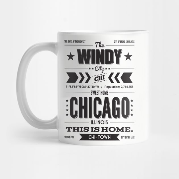 Chicago Typography Shirt by BentonParkPrints